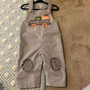 Lil Cactus pumpkin fall longall appliqué truck